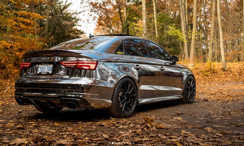 Window tint install on side glass